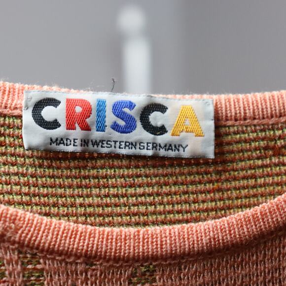 Vintage Crisca Made in Western Germany “Exotic Spices” Graphic Sweater Size 36 - Picture 6 of 7